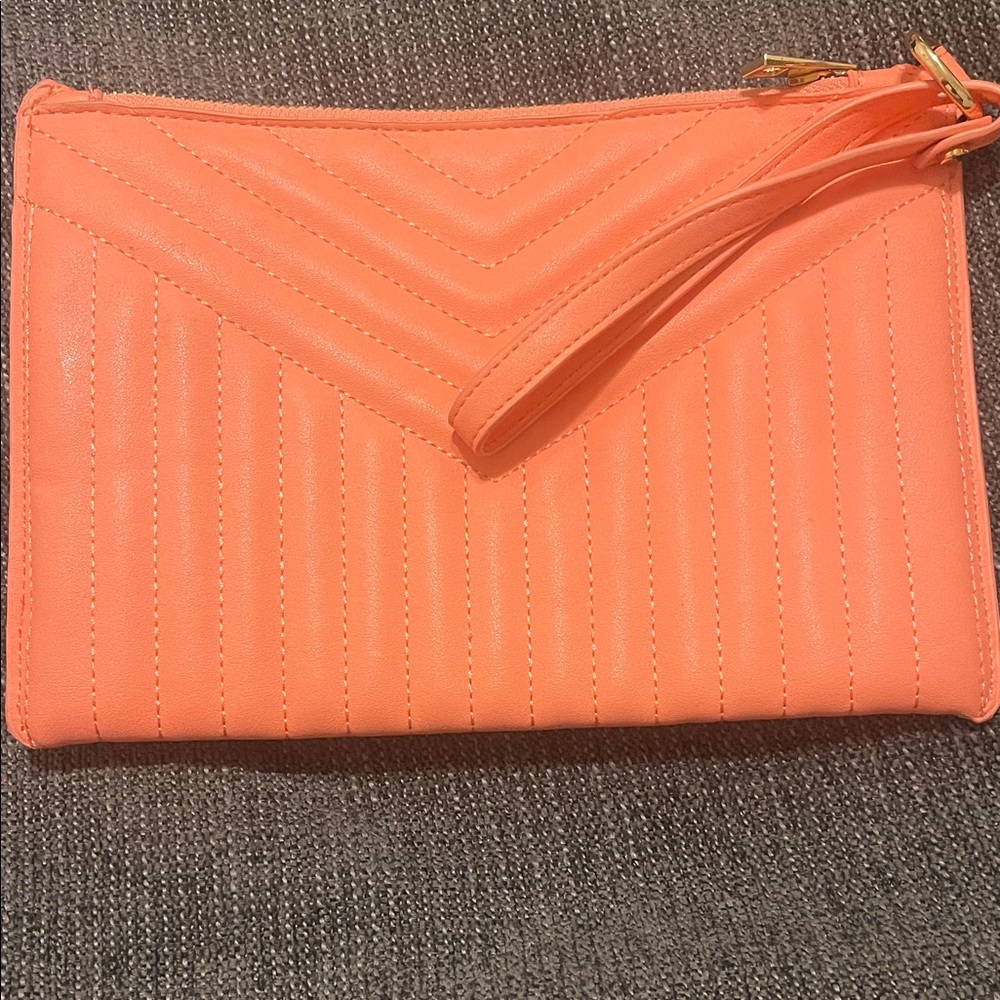 Elegant Orange Clutch